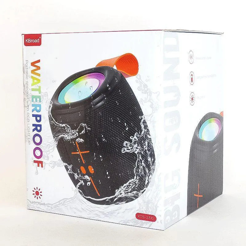 KTS-2310 Waterproof Bluetooth Speaker – Portable Wireless Outdoor Sound System with Powerful Bass