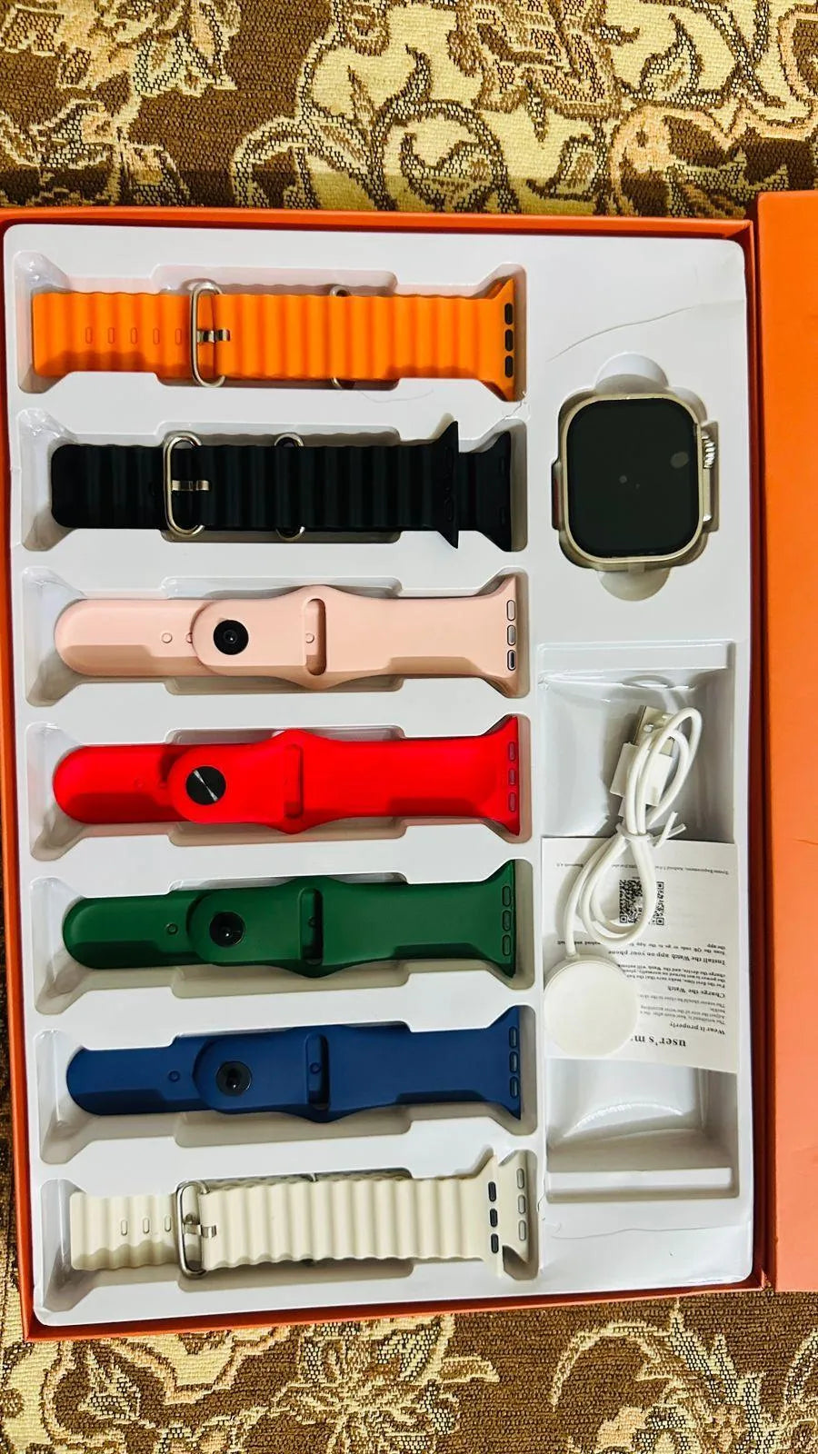 Ultra Smart Watch with 7 Straps Bundle